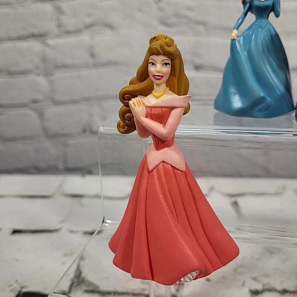 Disney Princess Figures Lot 5 Sofia Aurora Snow‎ White Belle Flawed Cake Toppers